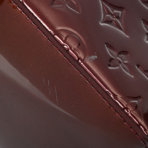 Louis Vuitton Vernis Wilshire Tote Rouge Fauvist Purple Handbag - Picture 8 of 11